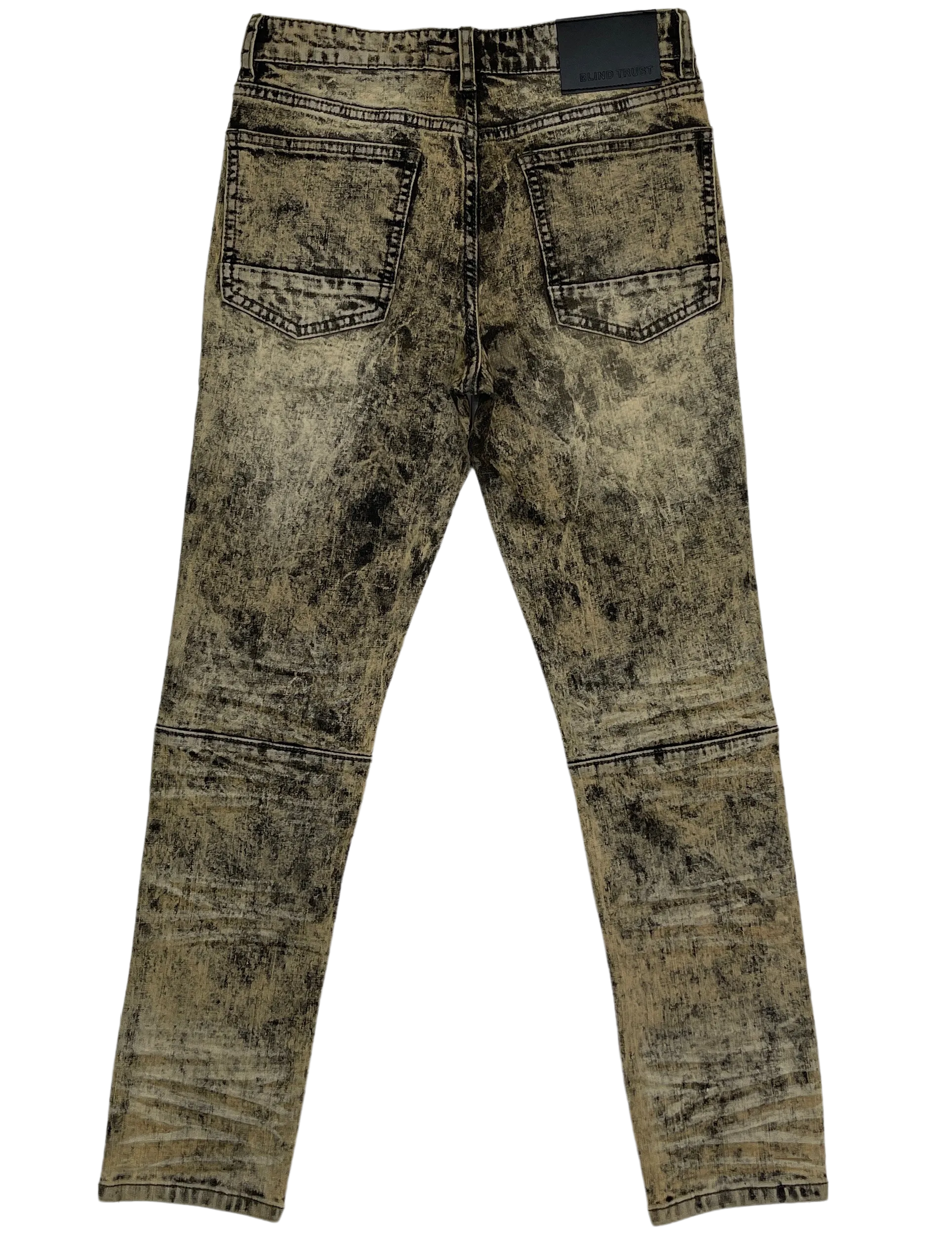 BT-BTP24950-Distressed Slim Fit Jeans