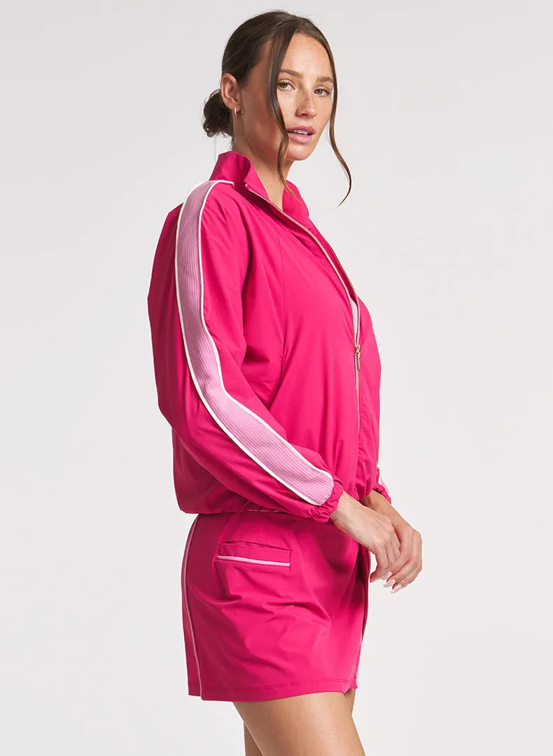 Bubble Hem Track Jacket