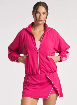 Bubble Hem Track Jacket