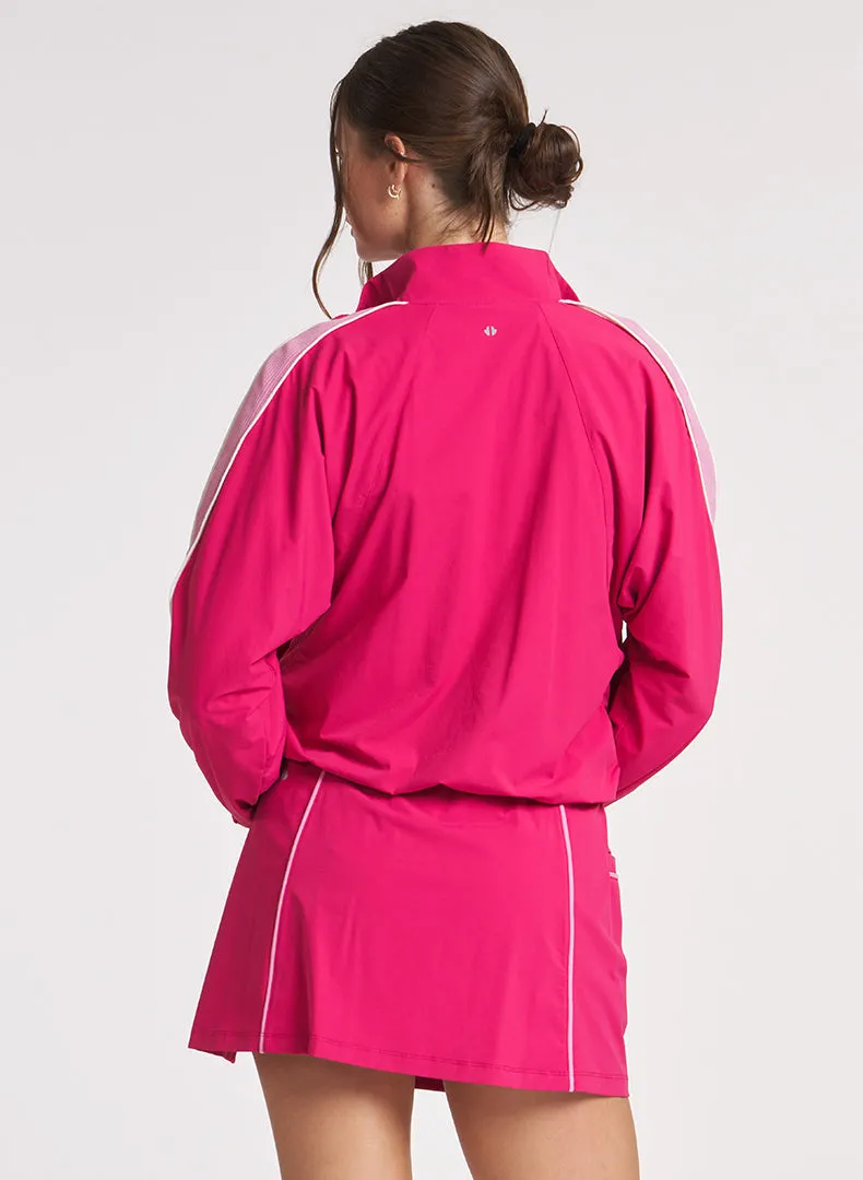 Bubble Hem Track Jacket