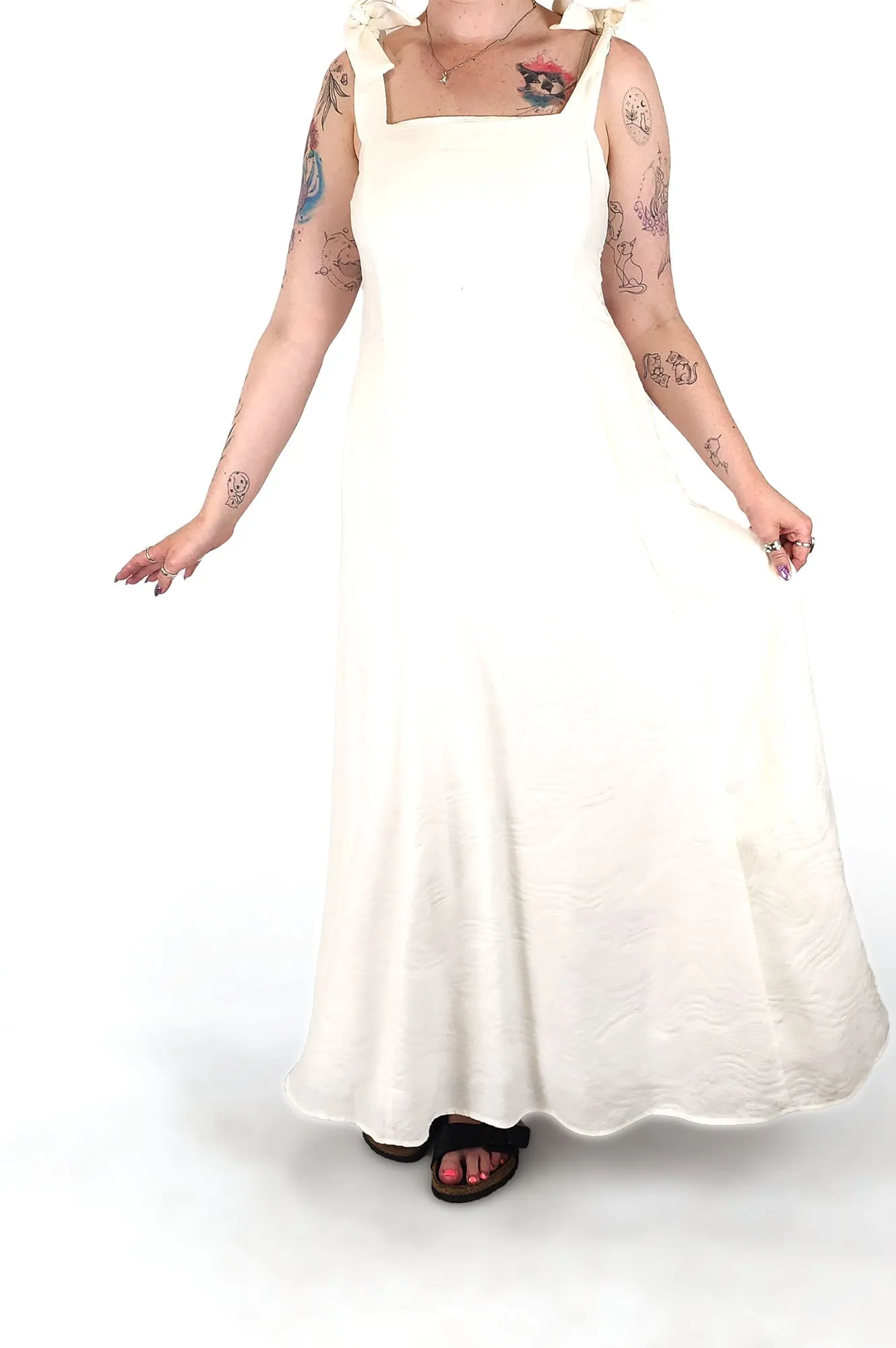 Bul white maxi dress size 12