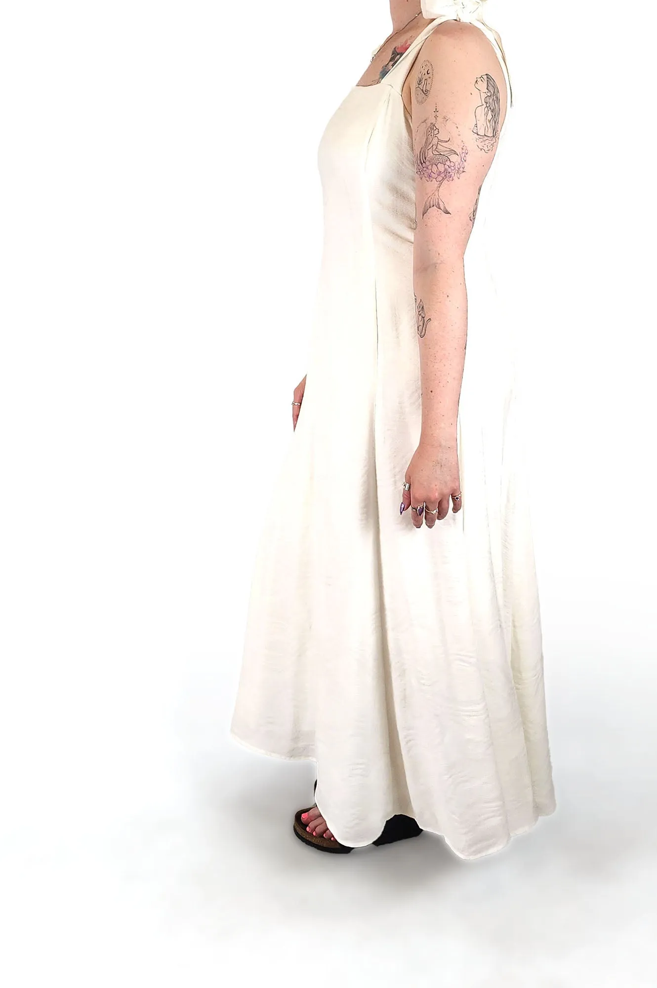 Bul white maxi dress size 12