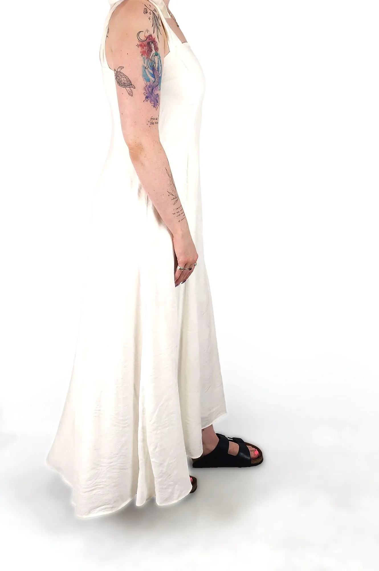 Bul white maxi dress size 12