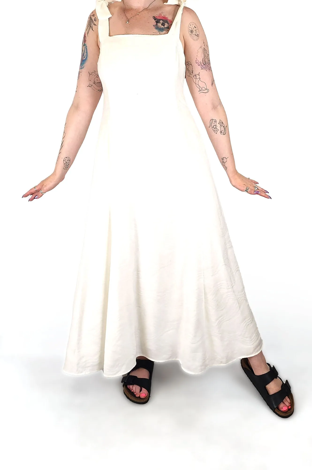 Bul white maxi dress size 12