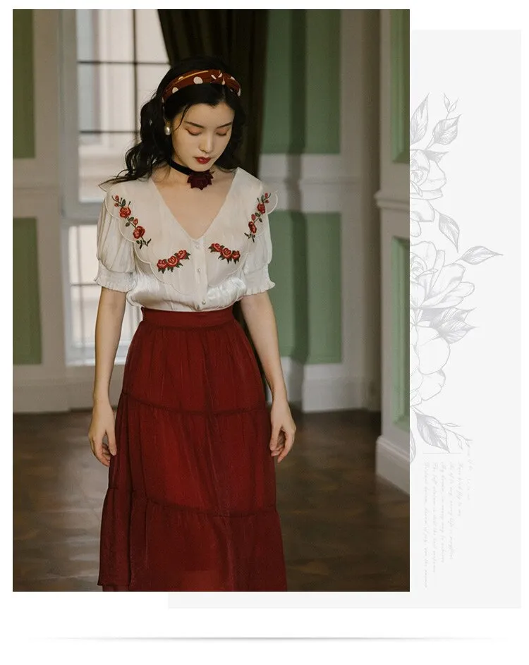 bust skirt suit on restoring ancient