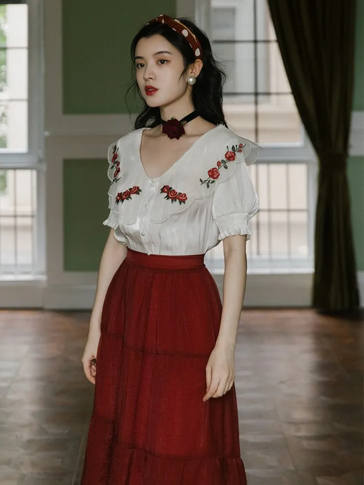 bust skirt suit on restoring ancient