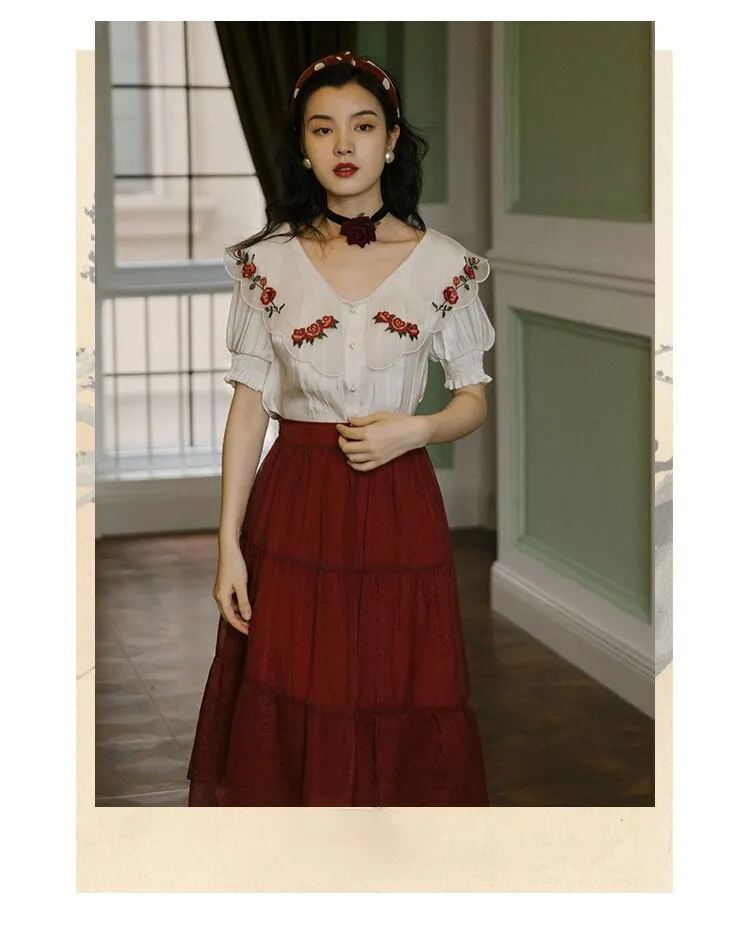 bust skirt suit on restoring ancient