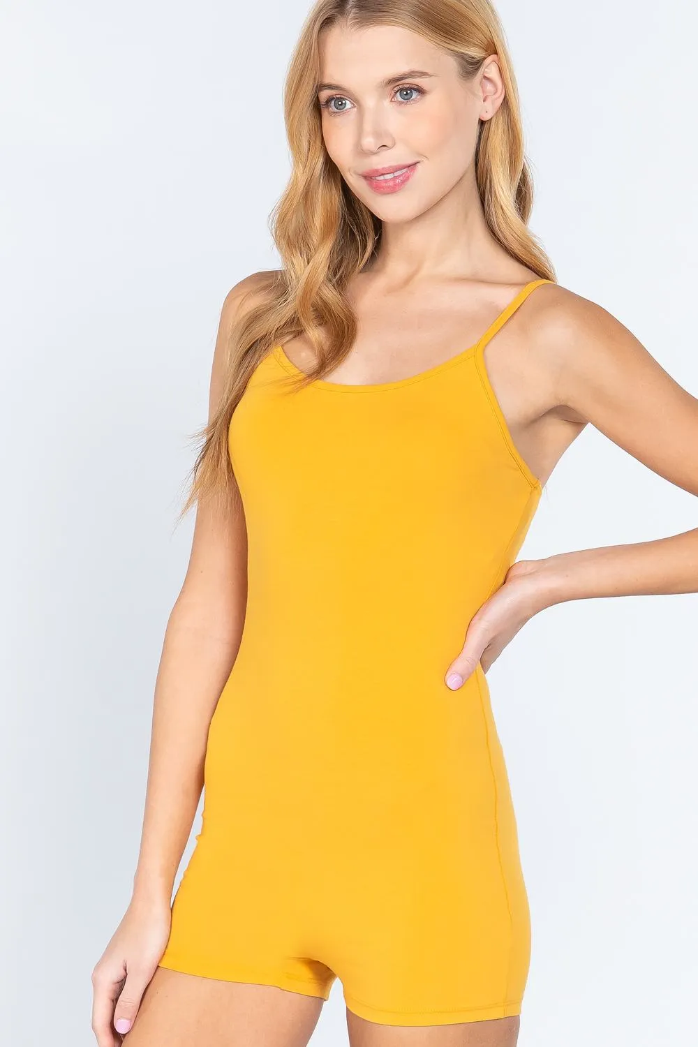 Cami Cotton Jersey Mini Romper