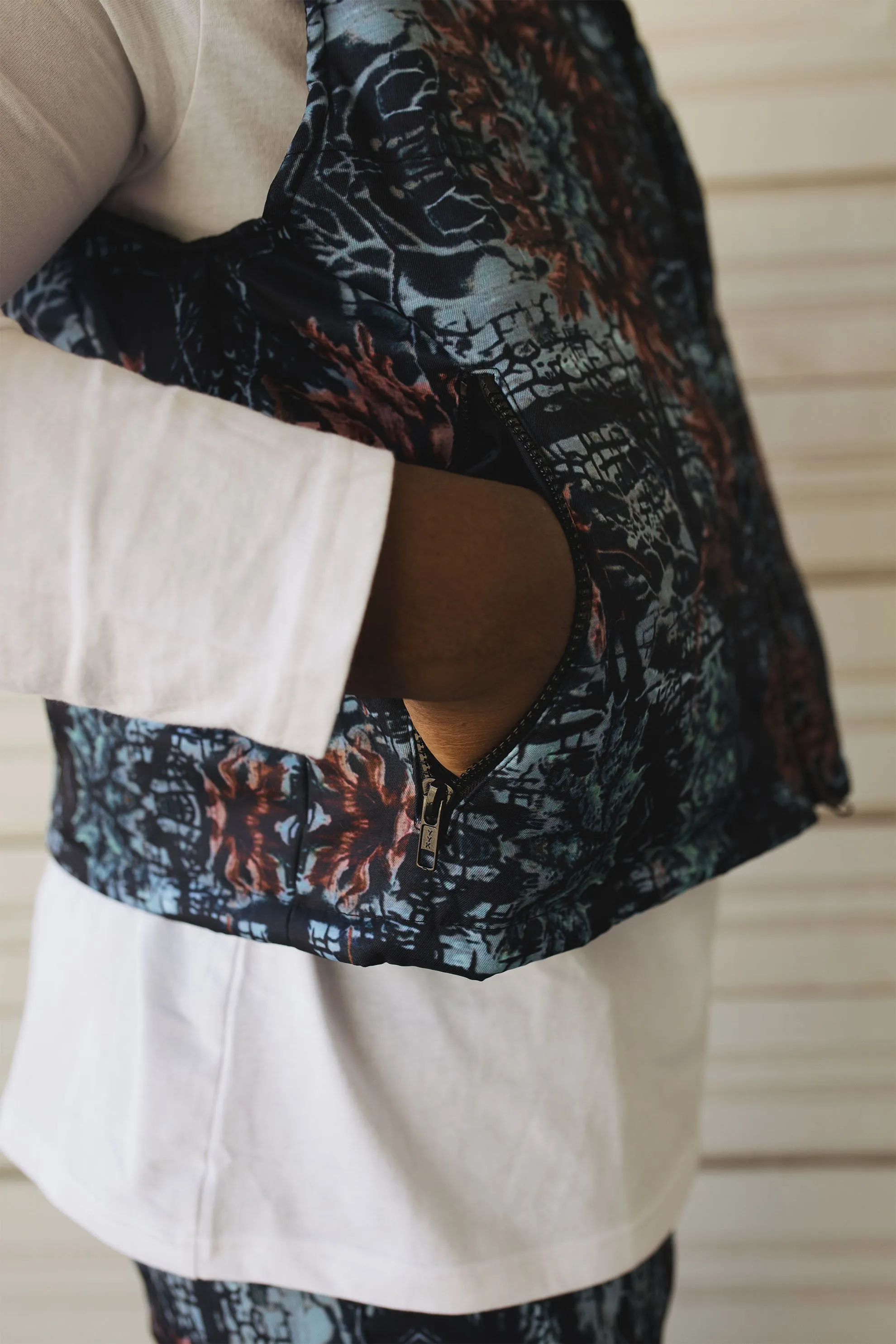 Camo Cropped Puffer Vest