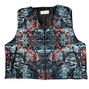 Camo Cropped Puffer Vest