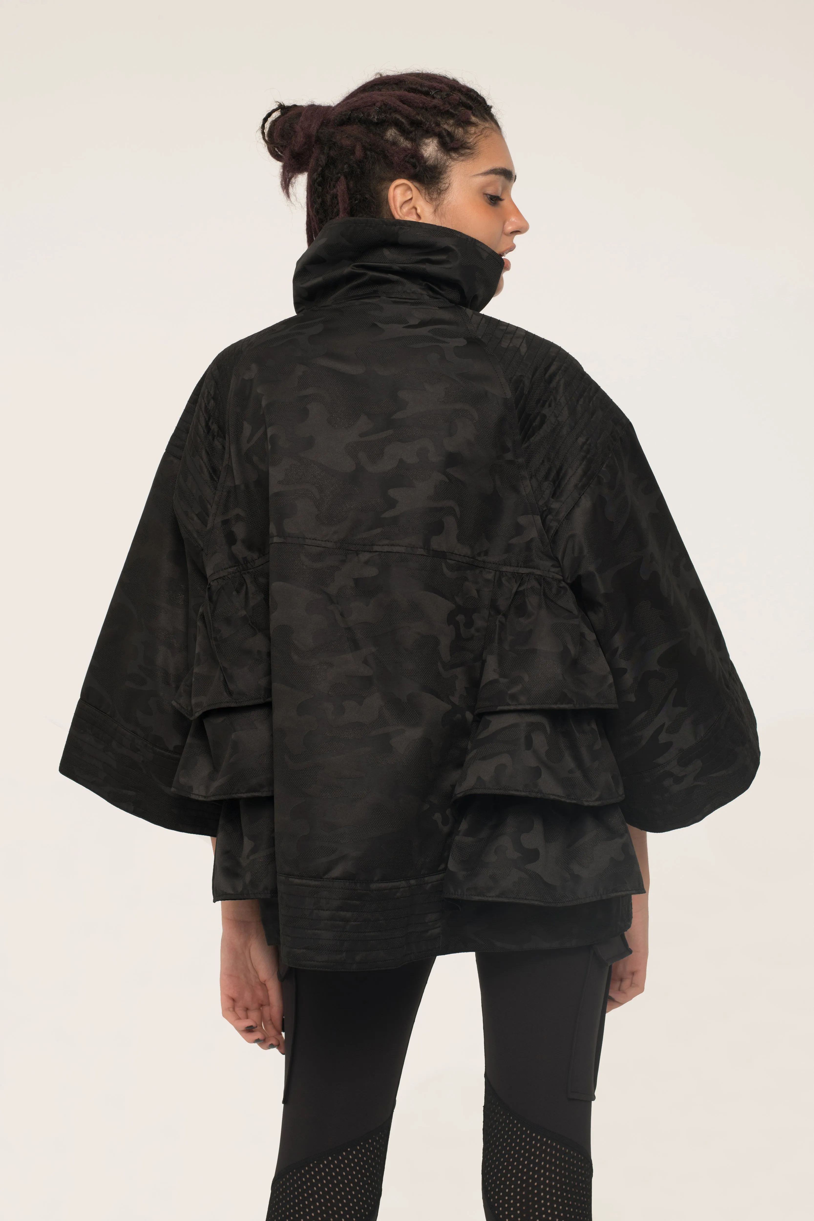 Camo Trapeze Jacket