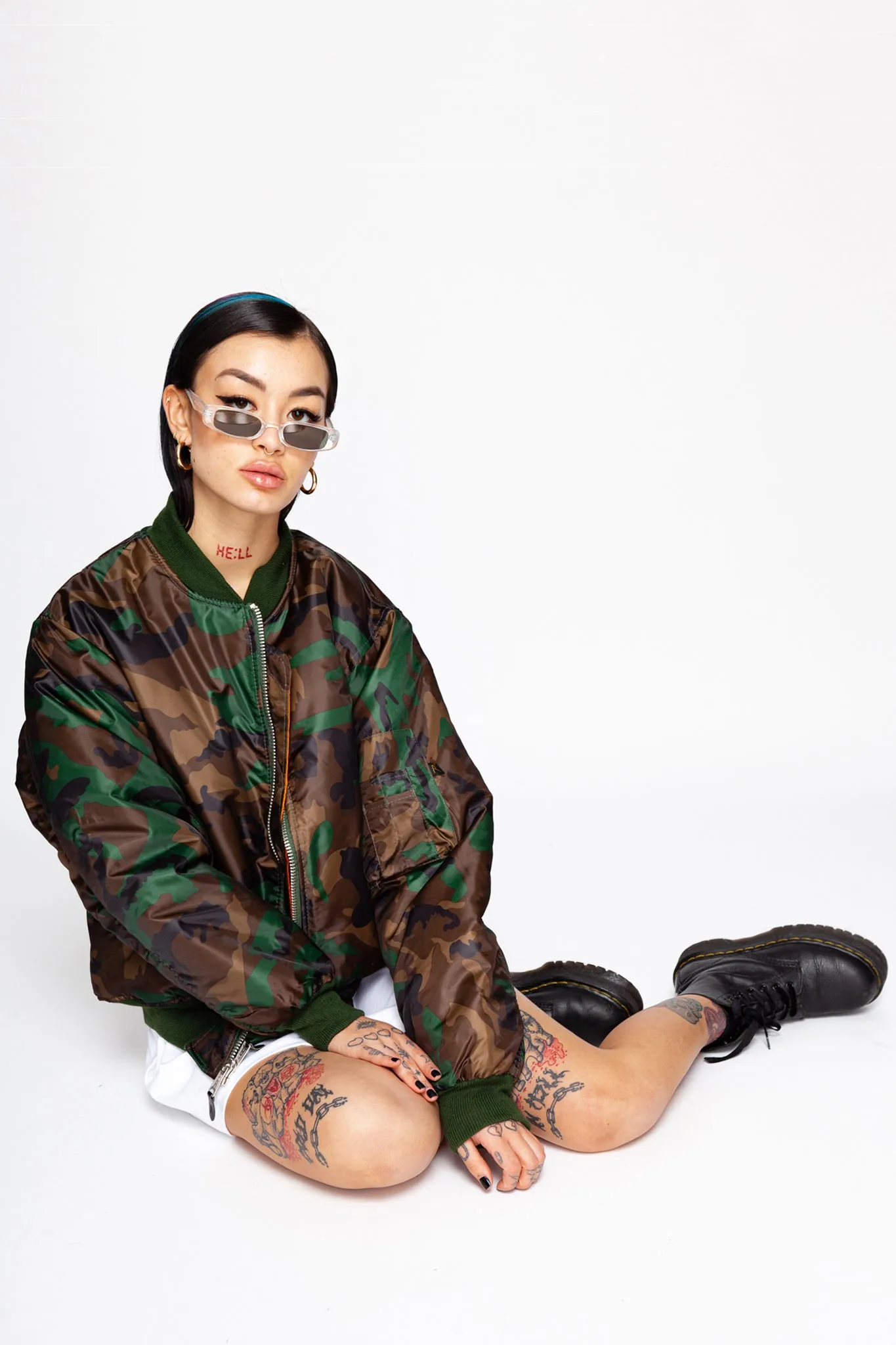 Can't Be Hidden Camo MA-1 Flight Jacket