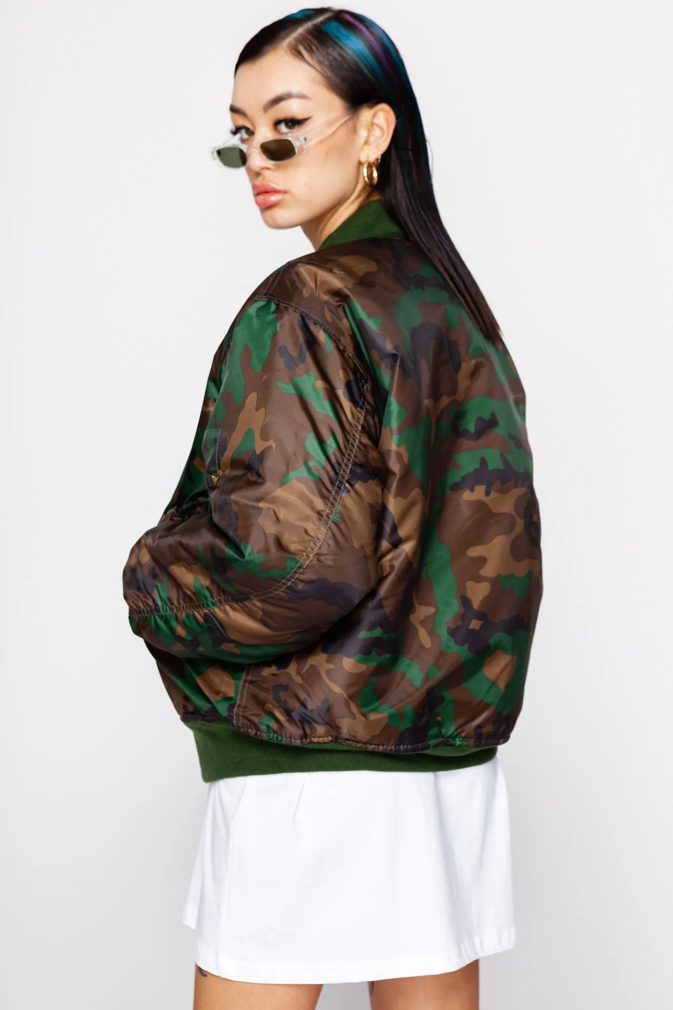 Can't Be Hidden Camo MA-1 Flight Jacket