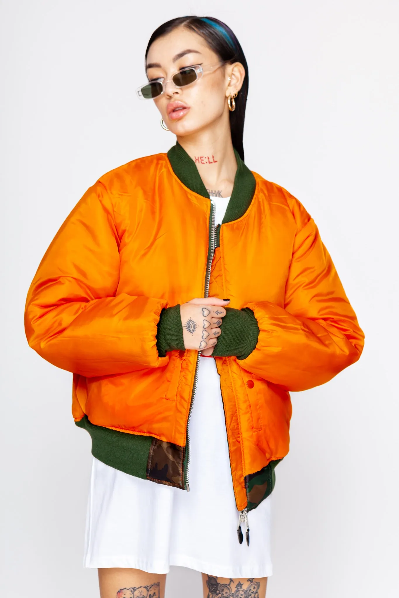 Can't Be Hidden Camo MA-1 Flight Jacket