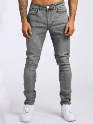 Casual Wear Resistant Slim Fit Jeans for Male