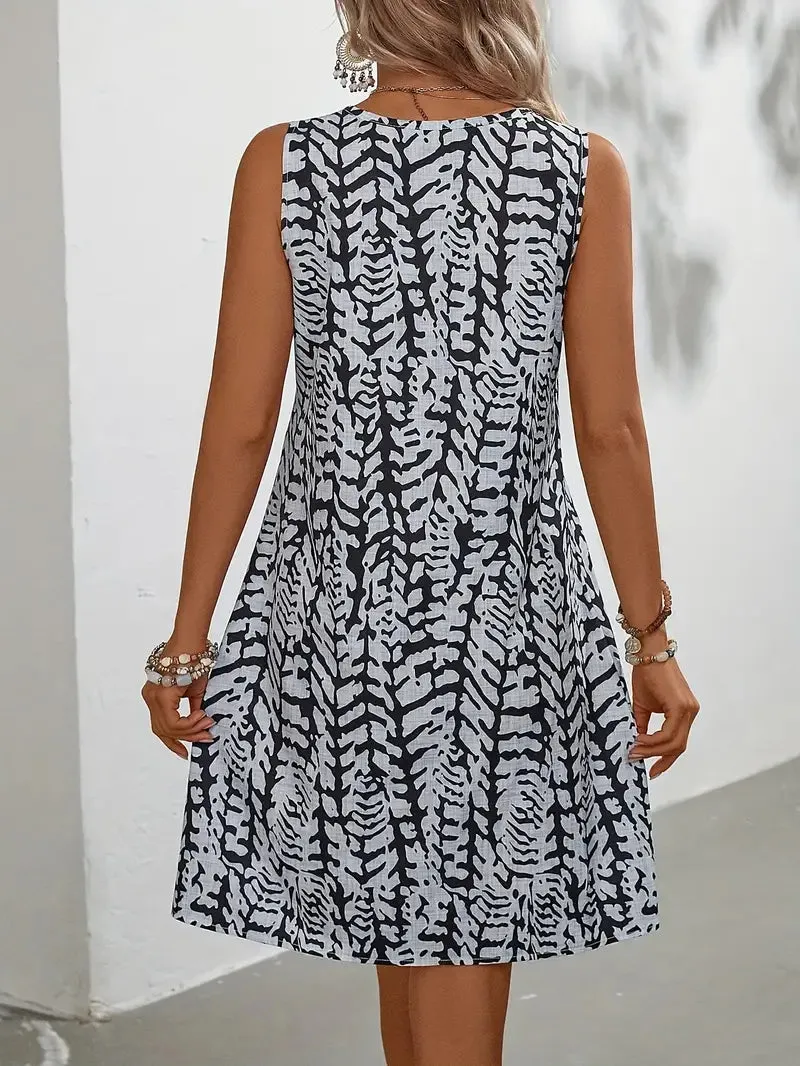 CATHERINE | SLEEVELESS SUMMER DRESS