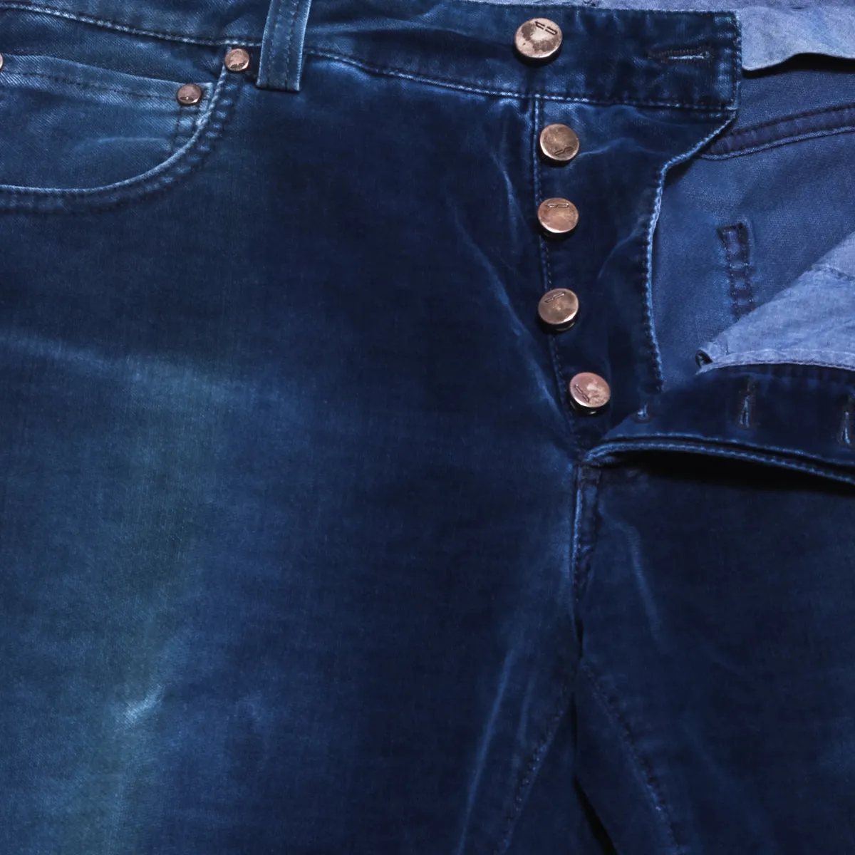 Cesare Attolini Denim Blue Jeans - Slim