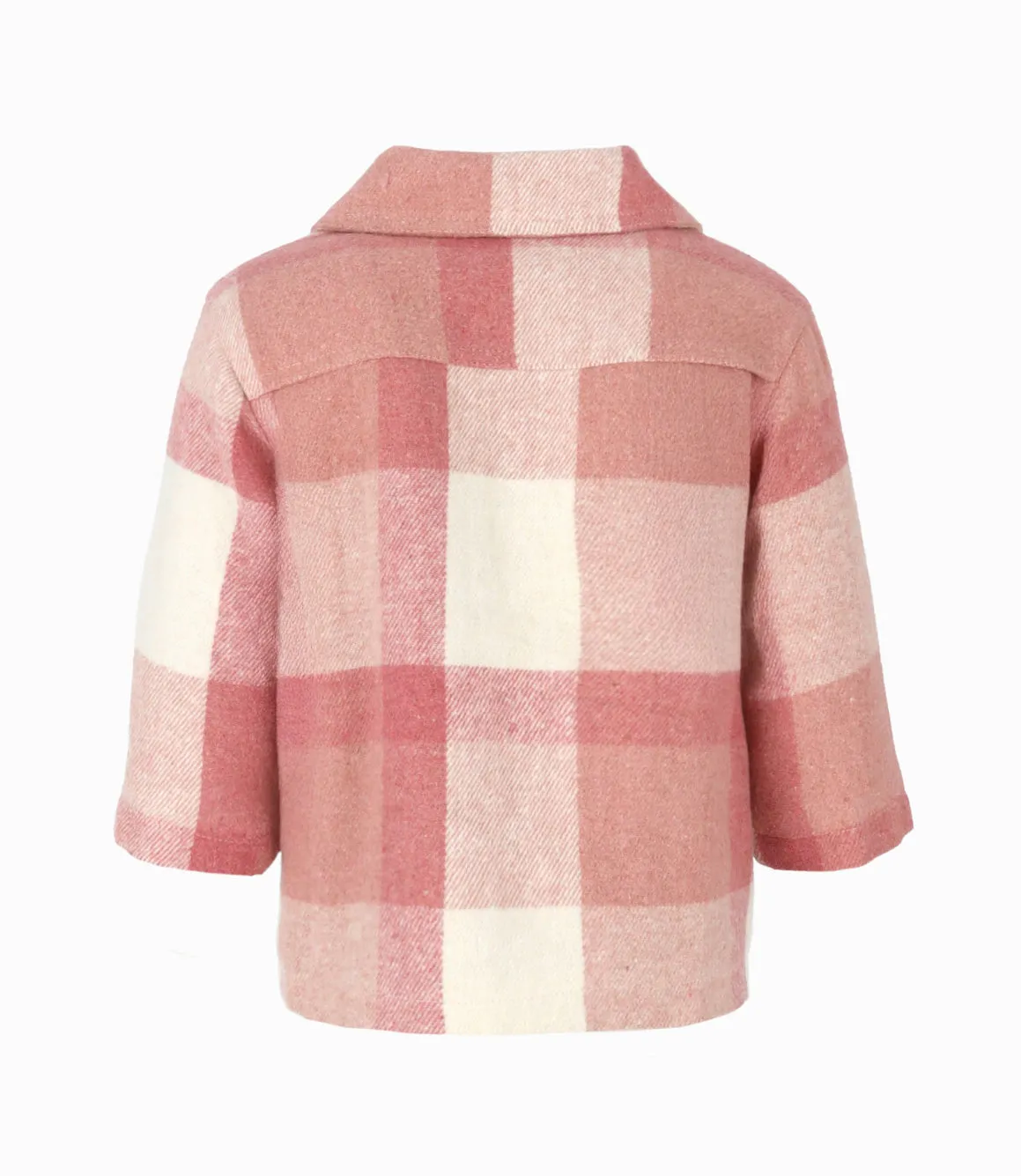 Chaqueta bebé niña cuadrillé