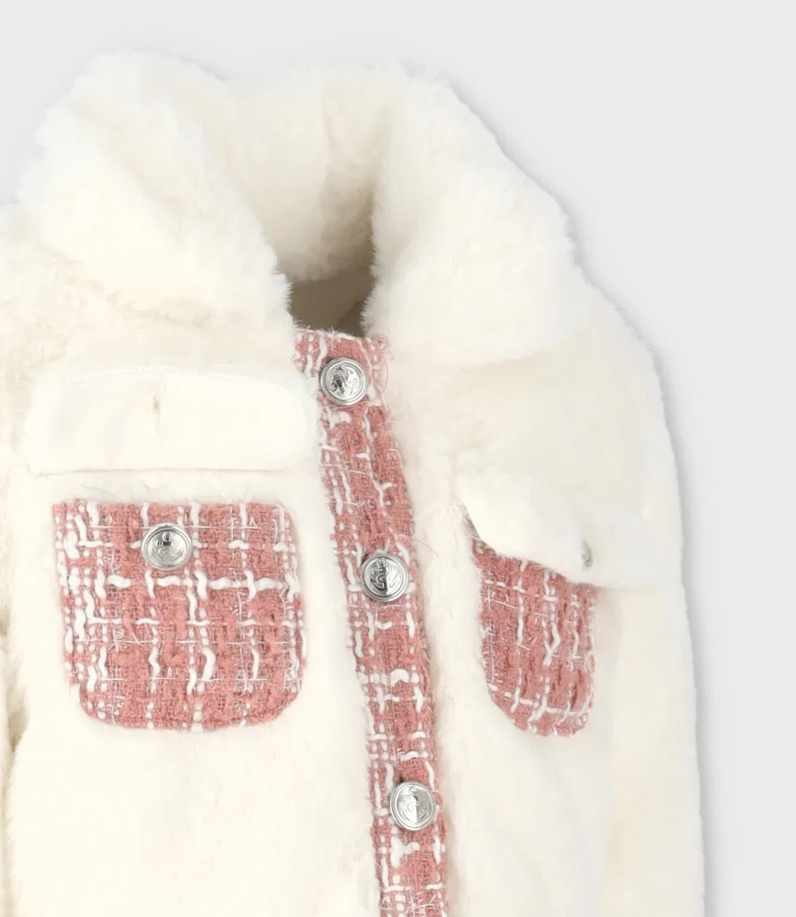 Chaqueta bebé niña sherpa