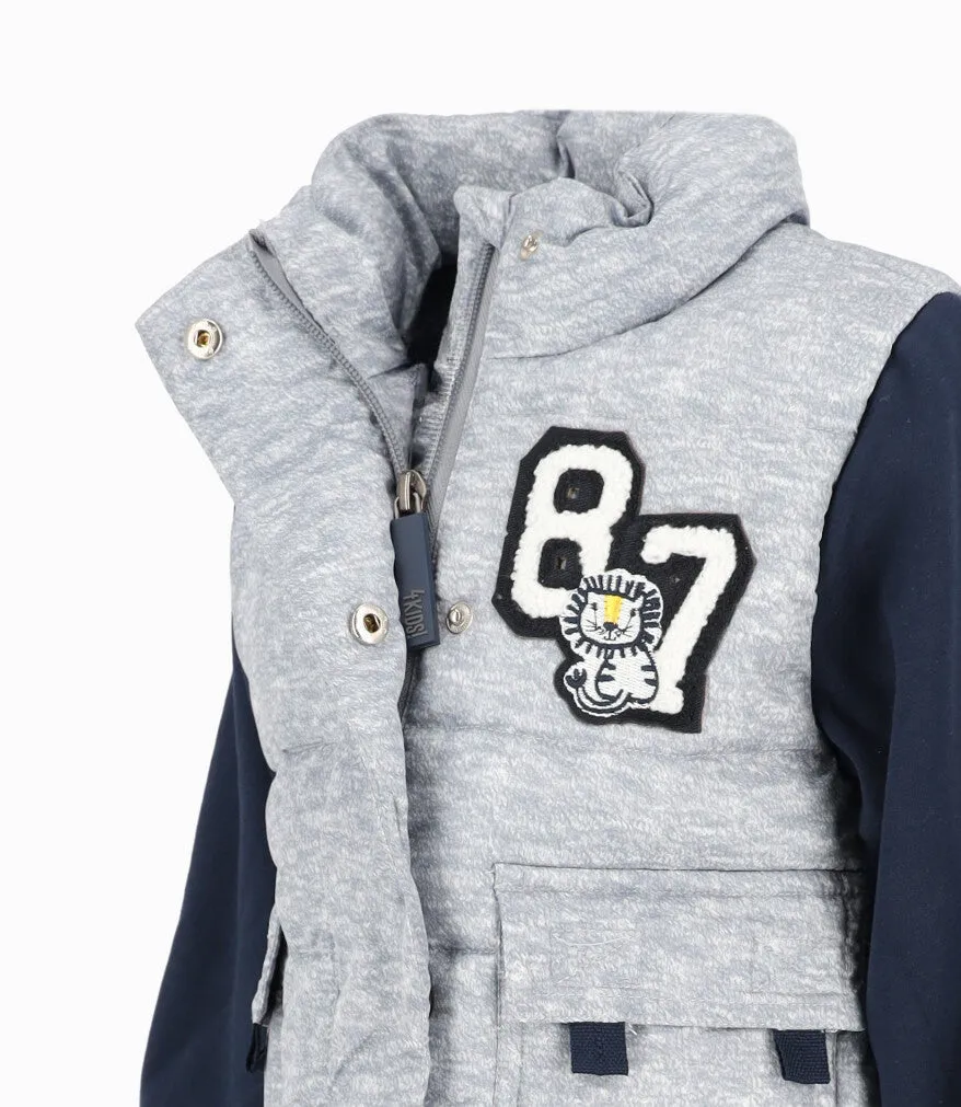 Chaqueta bebé niño bicolor