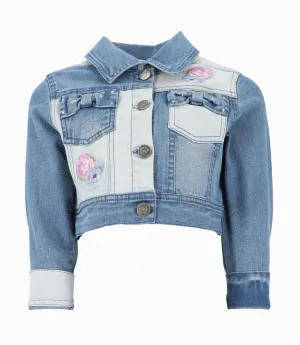 Chaqueta niña bicolor