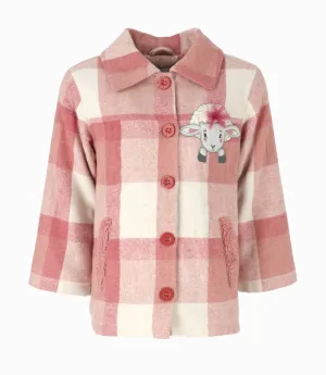 Chaqueta niña cuadrillé