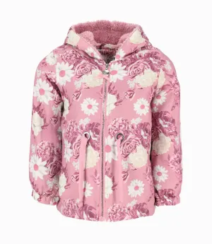 Chaqueta niña floreada