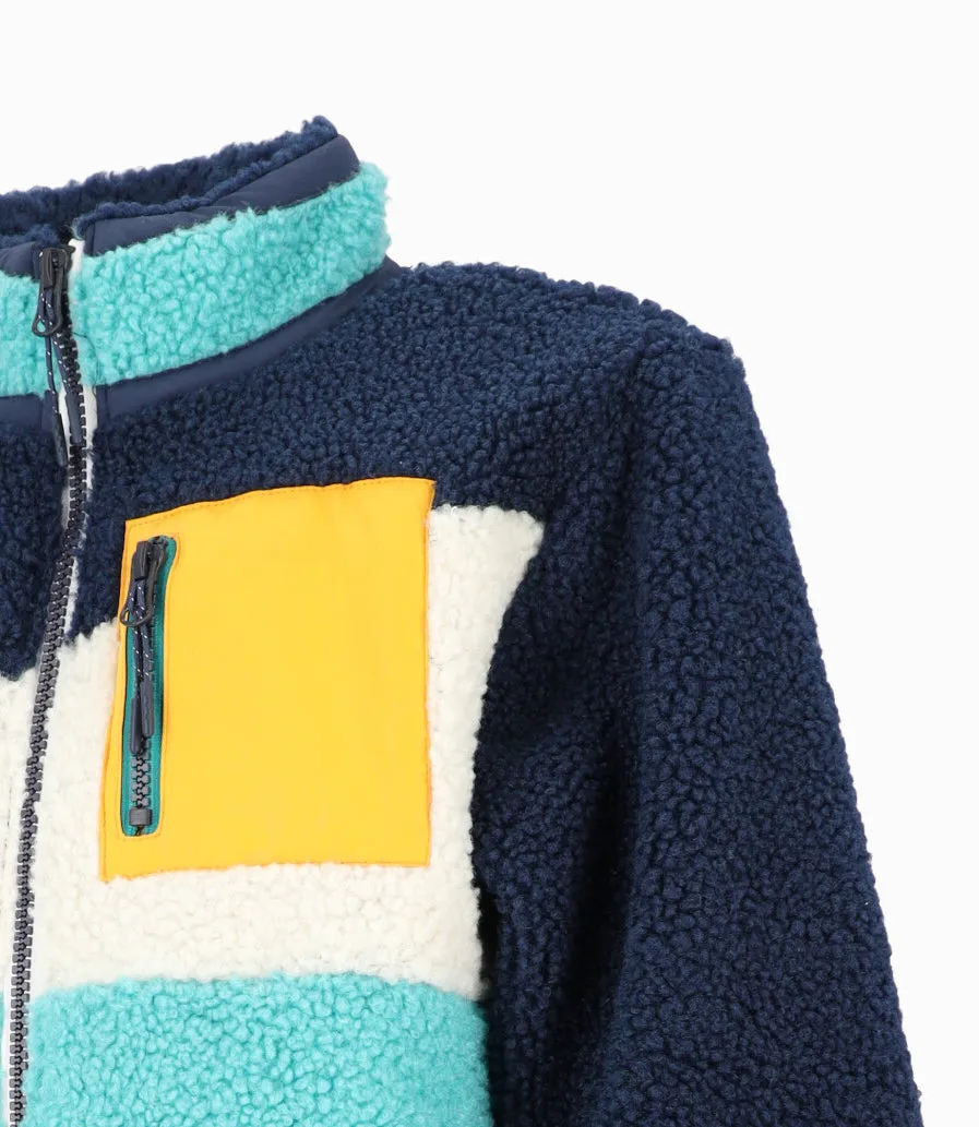 Chaqueta niño tricolor
