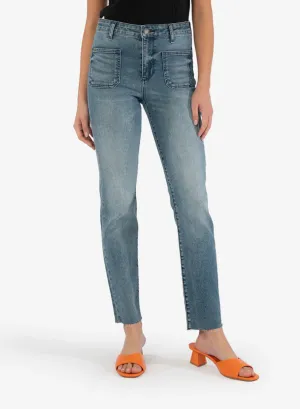 Christie High Rise - Patch Pockets