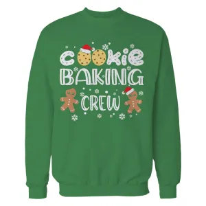 Christmas Cookie Baking Crew Gingerbread Men Matching Family Unisex Sweatshirt