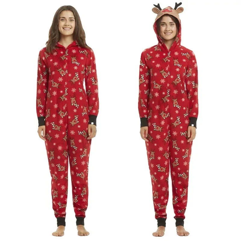 Christmas Family Suit Jumpsuit Pajamas