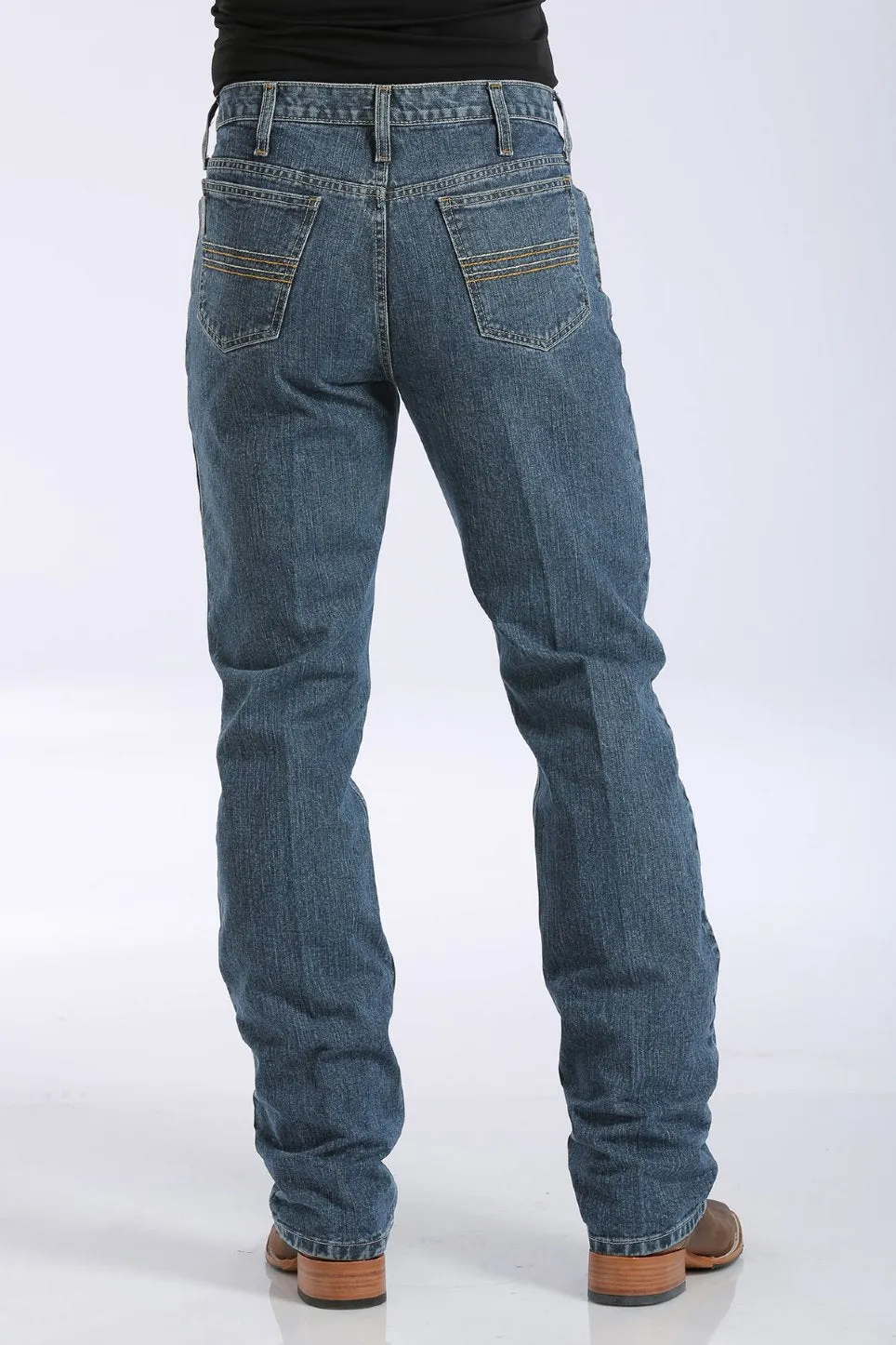Cinch Men's Silver Label Medium Stone Wash Jeans
