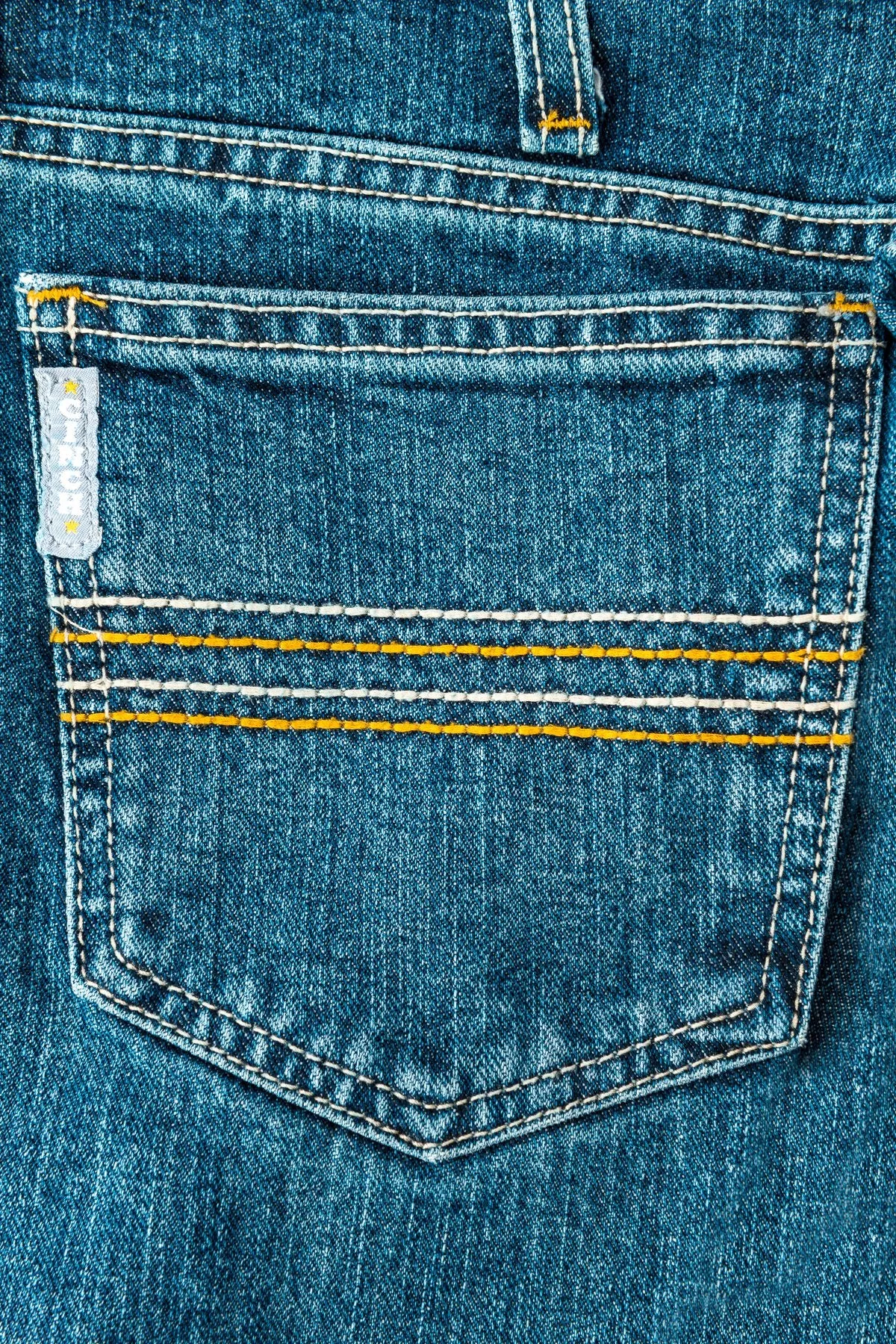 Cinch Men's Silver Label Medium Stone Wash Jeans
