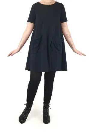 Cos navy tee shirt style dress size M