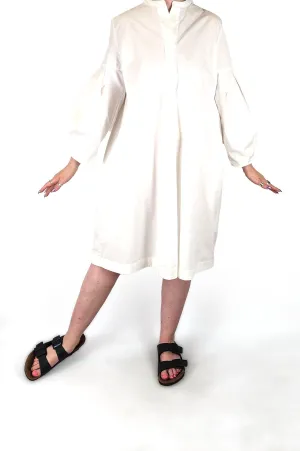 Cos white cotton dress size 40, best fits 12-14