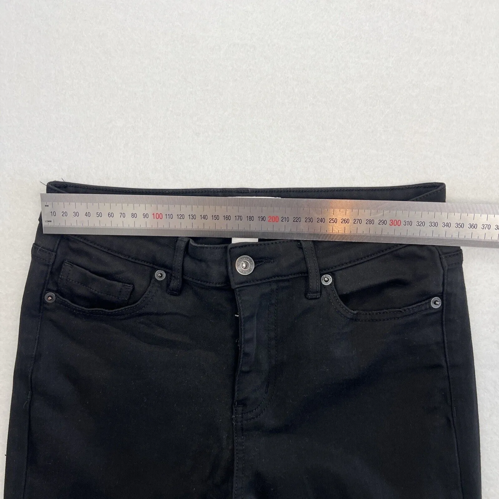 Country Road Womens Black Stretch Skinny Jeans Size 6