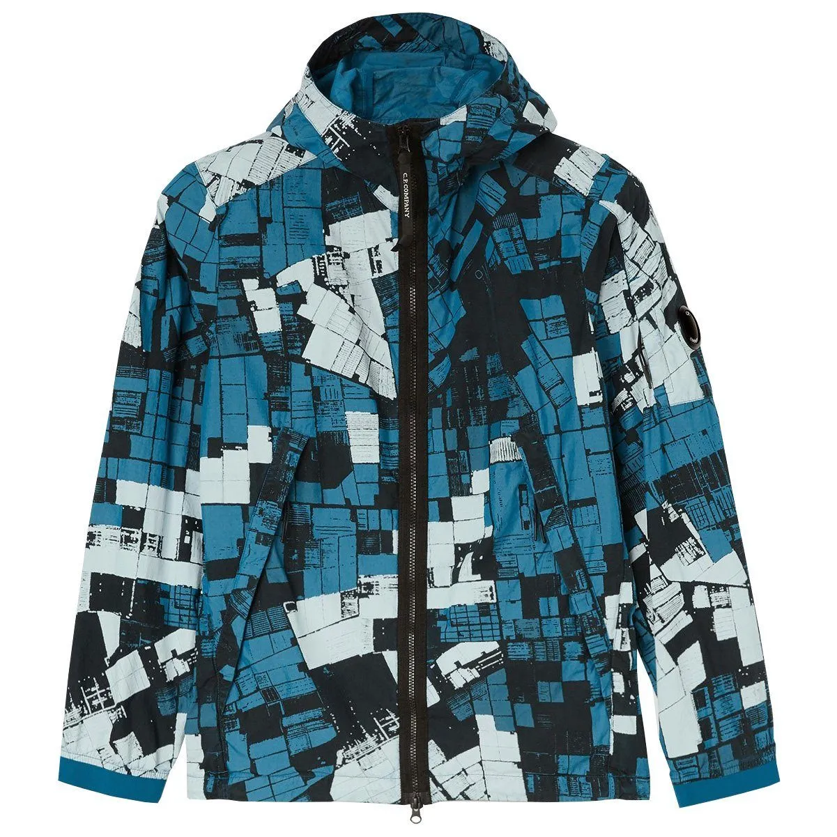 CP Company 50 Fili Garment Dyed Mutated Camo Jacket