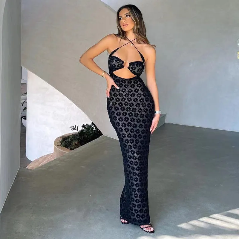 Criss Cross Summer See-through Dress