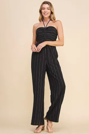 Cubana Striped Jumpsuit