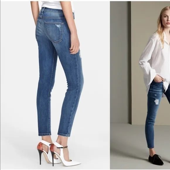 Current/Elliott The Stiletto Skinny Jeans in Niagara Destroy