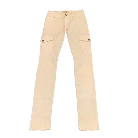 Current/Elliott Womens jeans the skinny cargo white size 23