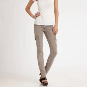 Current/Elliott Womens jeans the skinny cargo white size 23