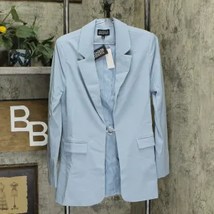 Danielle Bernstein Women's Open Front Ring Closure Blazer