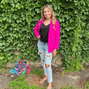 Daphne's  Blazer - Magenta