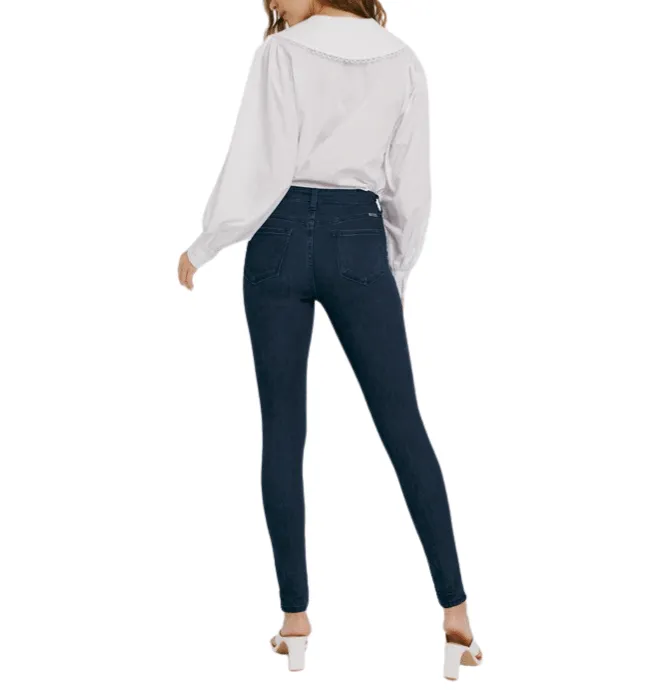 Dark High Rise Skinny Jeans