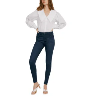 Dark High Rise Skinny Jeans