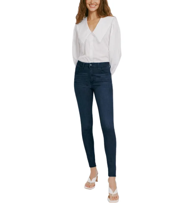 Dark High Rise Skinny Jeans