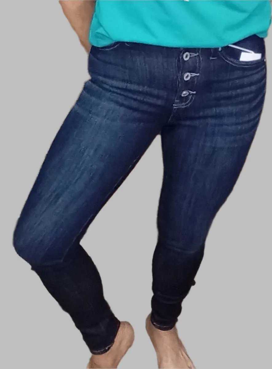 Dark Wash Straight Legged KanCan Jeans