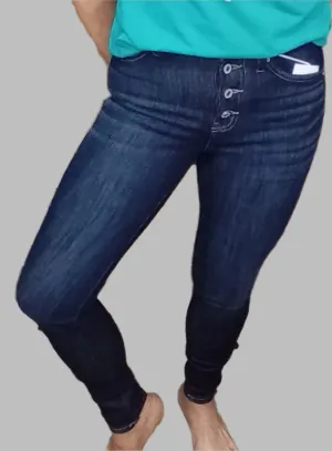 Dark Wash Straight Legged KanCan Jeans