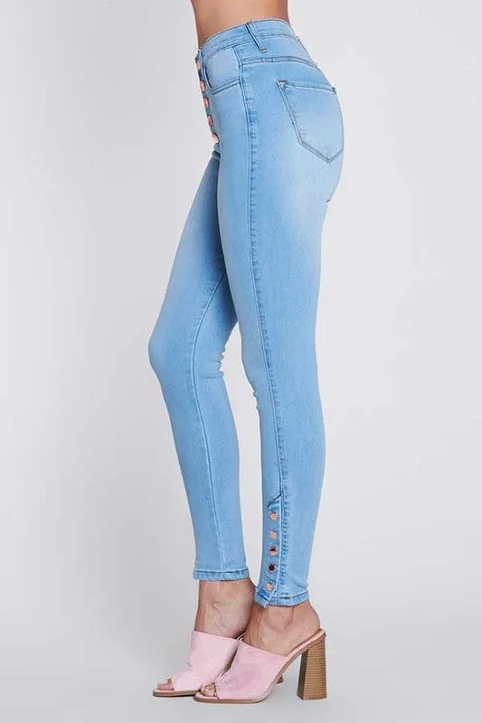 Deanna Ankle Snap Jeans Plus